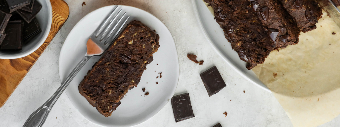 vegan chocolate pumpkin bread