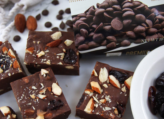 Chocolate Almond Cherry Fudge