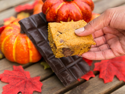 Pumpkin Chocolate Bars