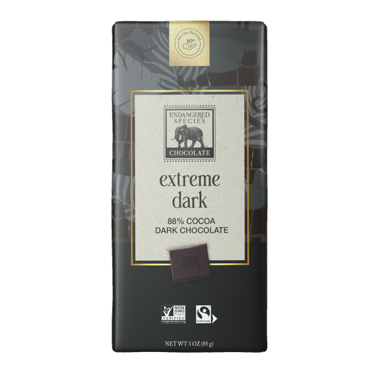 extreme dark + 88% dark chocolate