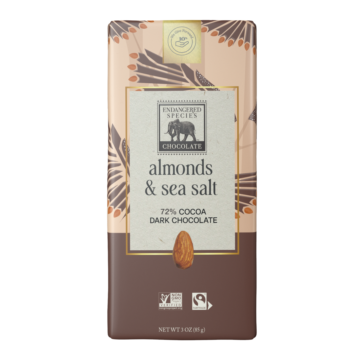 almonds & sea salt + 72% dark chocolate