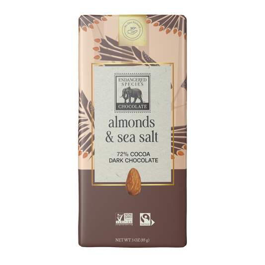 almonds & sea salt + 72% dark chocolate