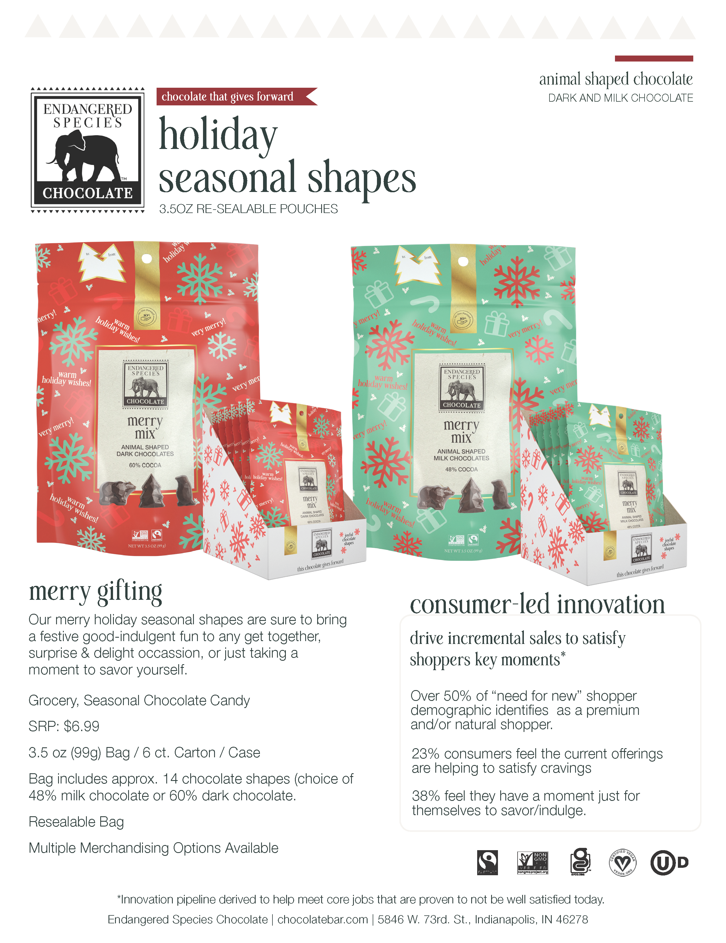 holiday seasonal shapes